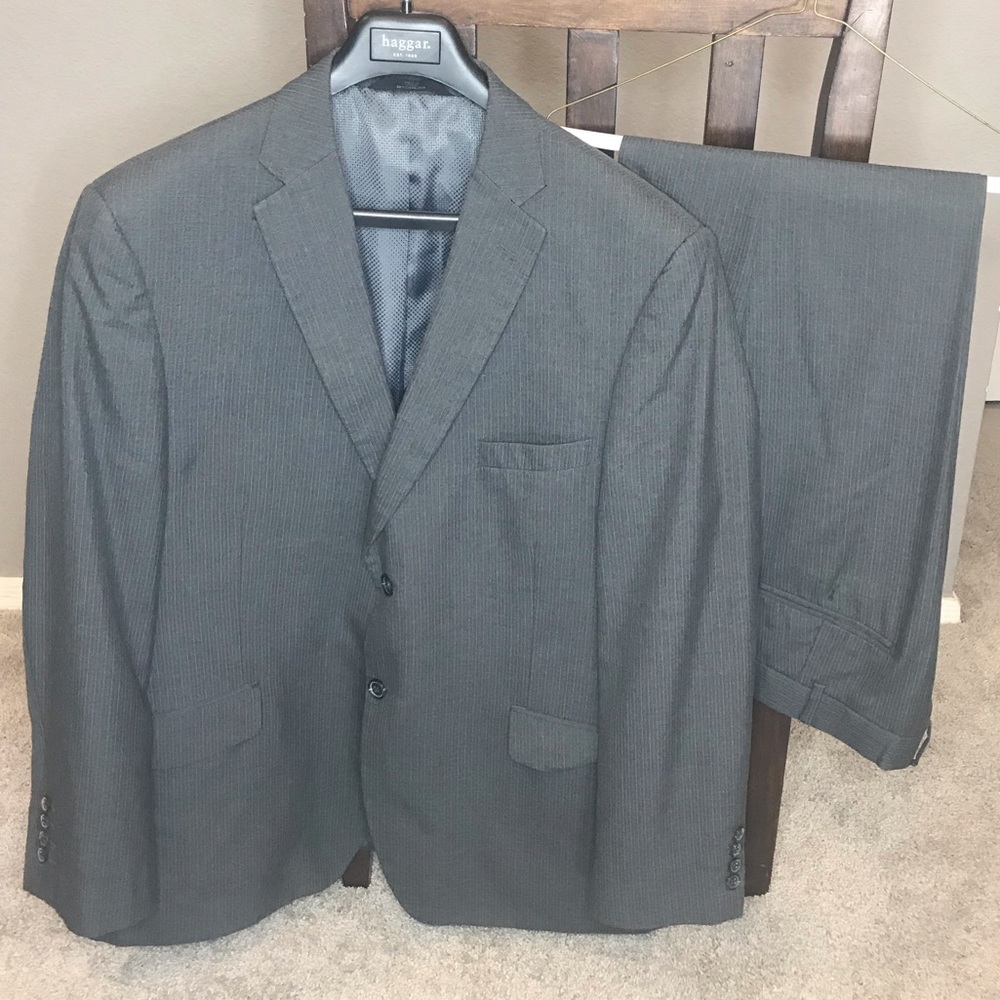 Haggar suit 46R 36 x 30